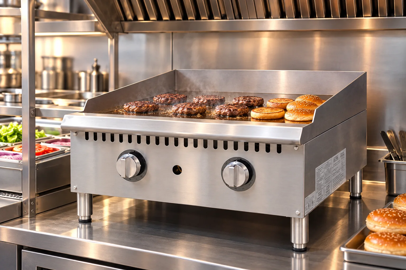Gas Griddles — application scene