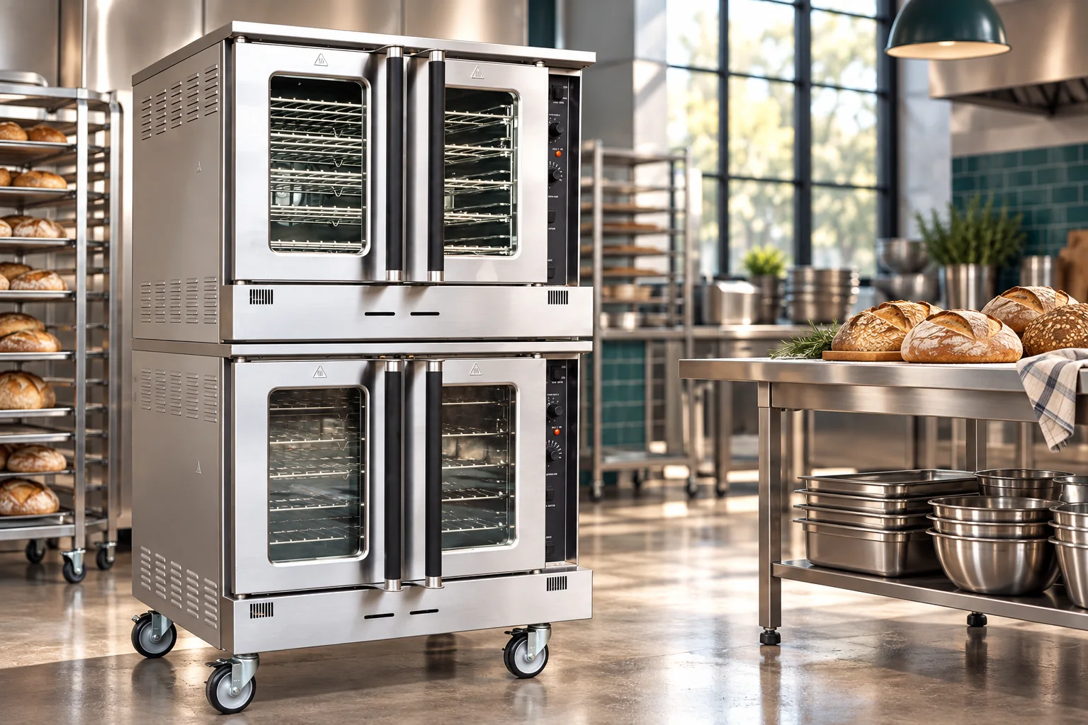 COMMERCIAL OVENS — kitchen scene