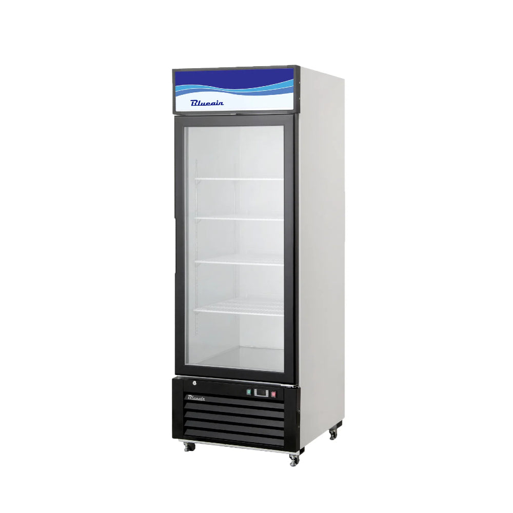 MorganGastro 12 CuFt. 1 Glass Door Refrigerator (Swing), R-290 Refrigerant