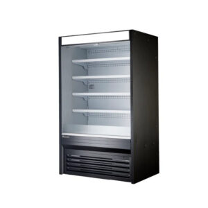 MorganGastro 60" W x 32-1/2" D, Vertical Open Display Case, Solid Side Panel