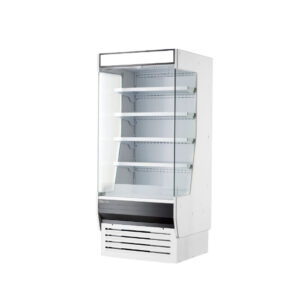 MorganGastro 36" W x 32-1/2" D,  Vertical Open Display Case, Glass Side Panel