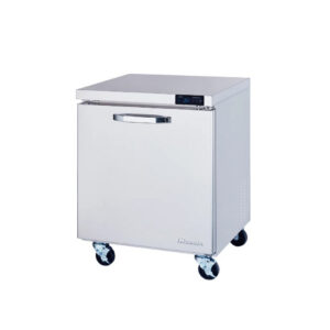 MorganGastro 1 Door All Stainless Undercounter Refrigerator - 28" wide, 7 cu/ft., R-290 Refrigerant
