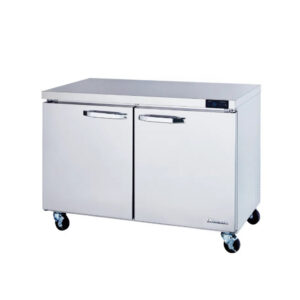 MorganGastro 2 Doors All Stainless Undercounter Freezer - 48" wide, 13 cu/ft., R-290 Refrigerant