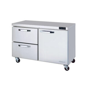 MorganGastro 2 Drawers 1 Door (R) All Stainless Undercounter Refrigerator - 60" wide, 16.5 cu/ft., R-290 Refrigerant