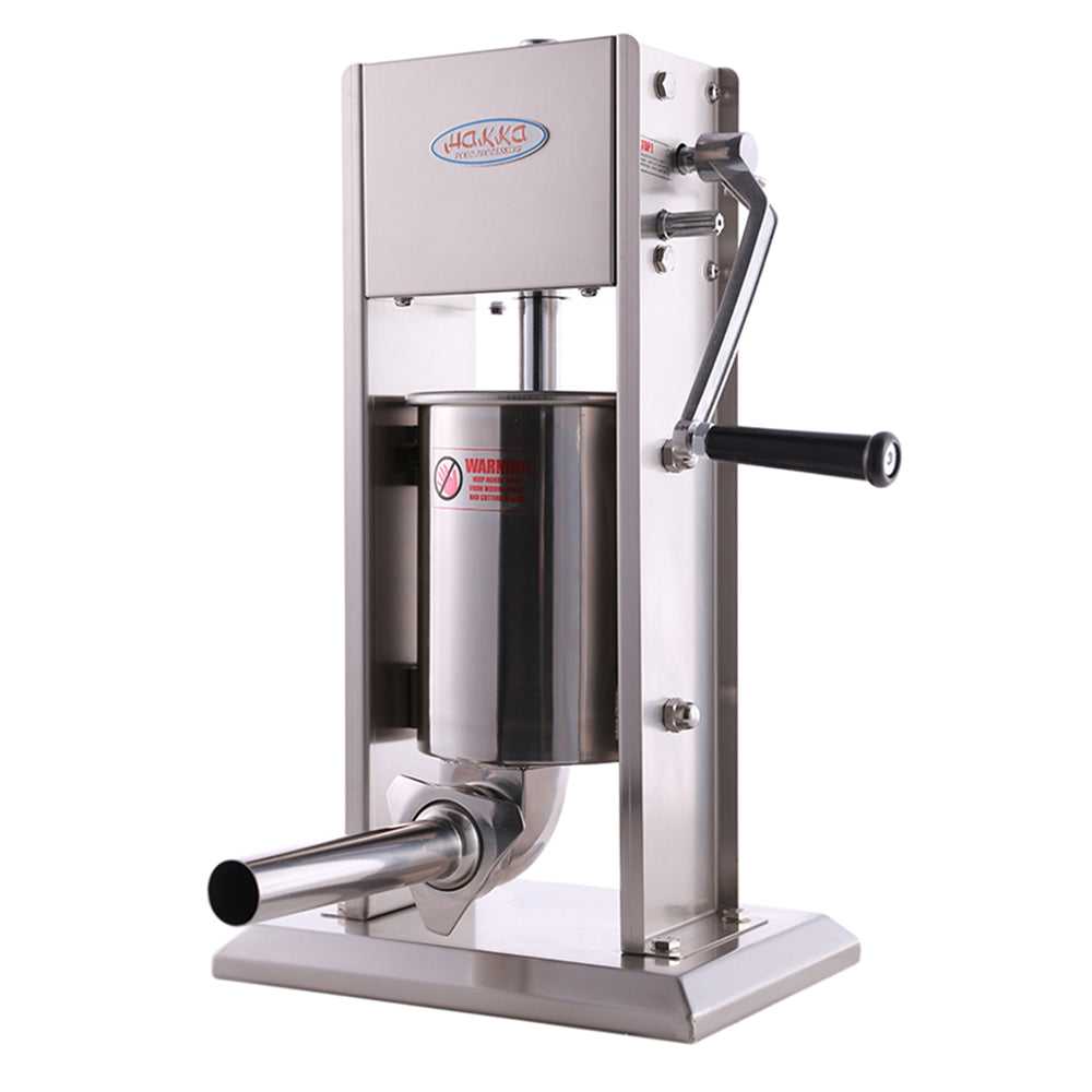 MorganGastro stainless sausage stuffer 2 Speed Vertical 5-7 Lb Sausage Maker(Official Refurbishment)
