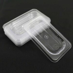 Jiwins 1/9 Size Polycarbonate Gastronorm Pans Lid&Cover,Clear - Pack of 6