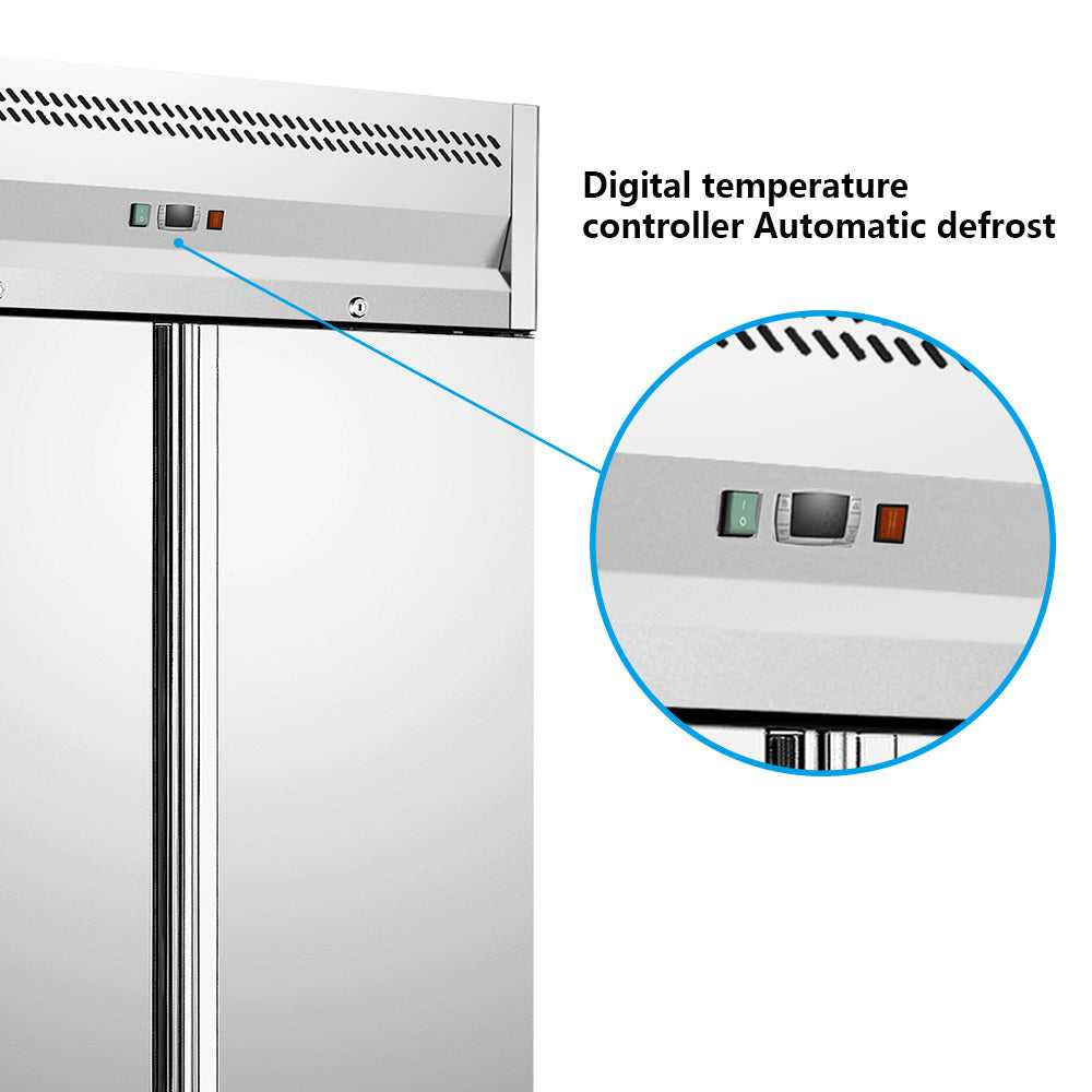 MorganGastro 530L Single Door Upright Freezer Commercial Refrigerator Temp : -18 ~-22℃ - Image 4