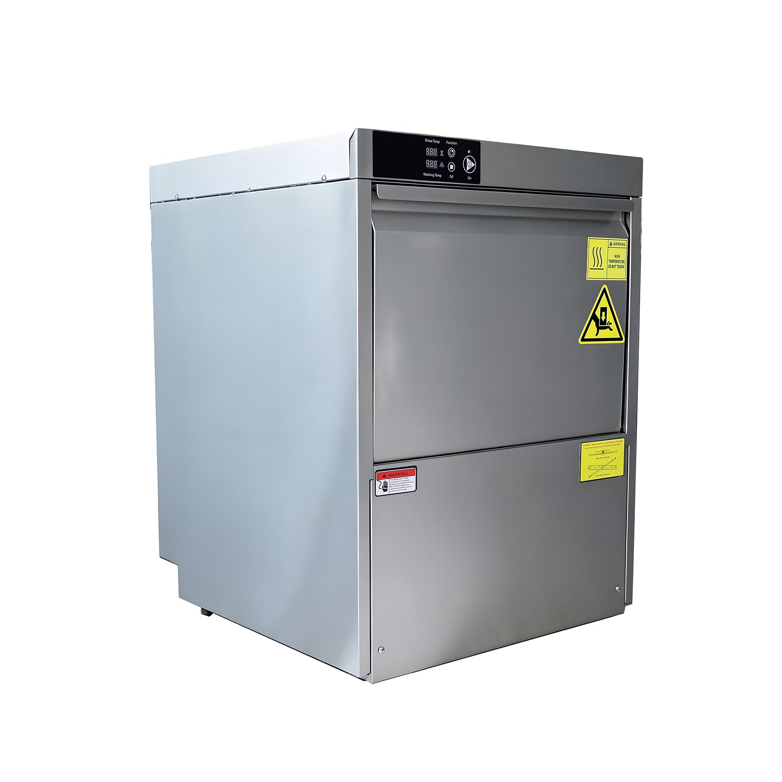 MorganGastro Commercial Undercounter Dishwasher - High Temp Sanitizing, ETL & NSF Certified, 30 Racks/Hr, Stainless Steel Dishwashing Machine with Rinse Pump - Image 4