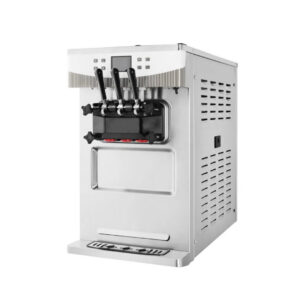 MorganGastro 45L Compact Type Ice Cream Machine for 3 Flavors, ETL Certification