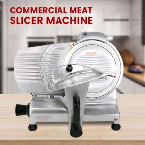 MorganGastro 12" Blade Commercial Electric Meat Slicer 250W Deli Food Cutter Slicer