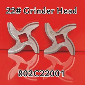MorganGastro Stainless Steel Meat Grinder Knife Blade (#22 Meat Grinder)