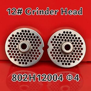 MorganGastro #12 Stainless Steel Meat Grinder Cutting Plates (Φ4&Φ4)