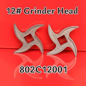 MorganGastro Stainless Steel Meat Grinder Knife Blade (#12 Meat Grinder)