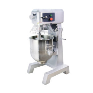 MorganGastro 40Qt Dough Stand Mixer 3 Speed With Timer, 4 Function Stainless Steel Food Mixer with Meat Grinder Head