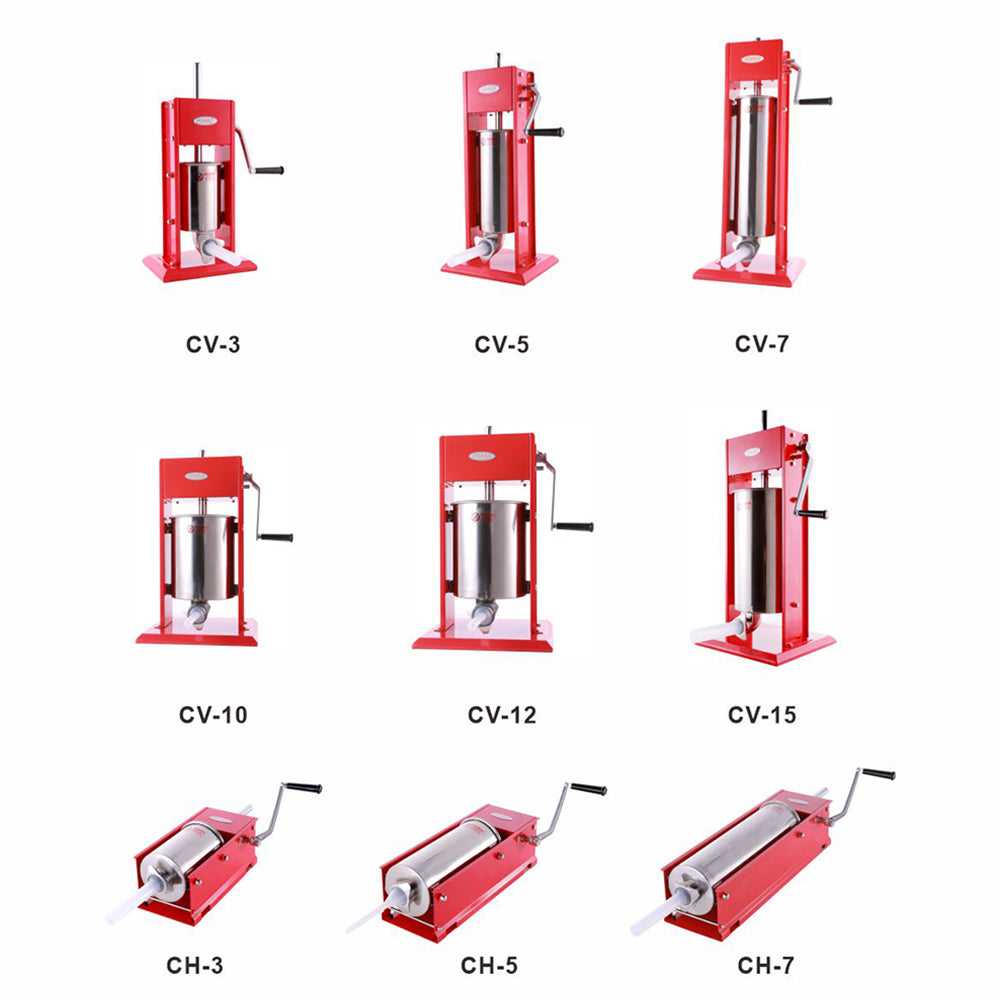 MorganGastro Sausage Stuffer 2 Speed Spray-painted Vertical Sausage Maker (32lb / 15 Liter) - Image 9