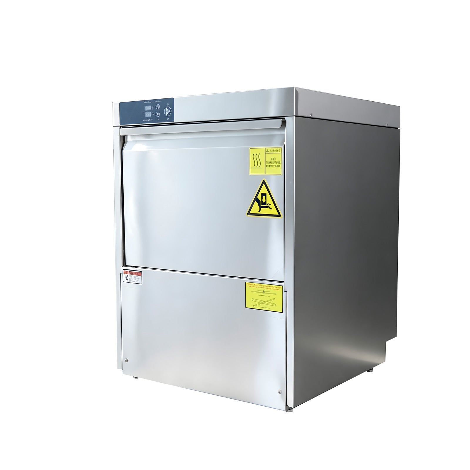 MorganGastro Commercial Undercounter Dishwasher - High Temp Sanitizing, ETL & NSF Certified, 30 Racks/Hr, Stainless Steel Dishwashing Machine with Rinse Pump - Image 2