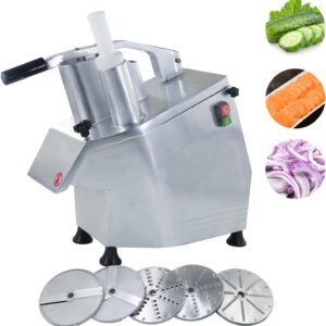 MorganGastro Commercial Multi-Function Food Processor and Vegetable Cutters,550W
