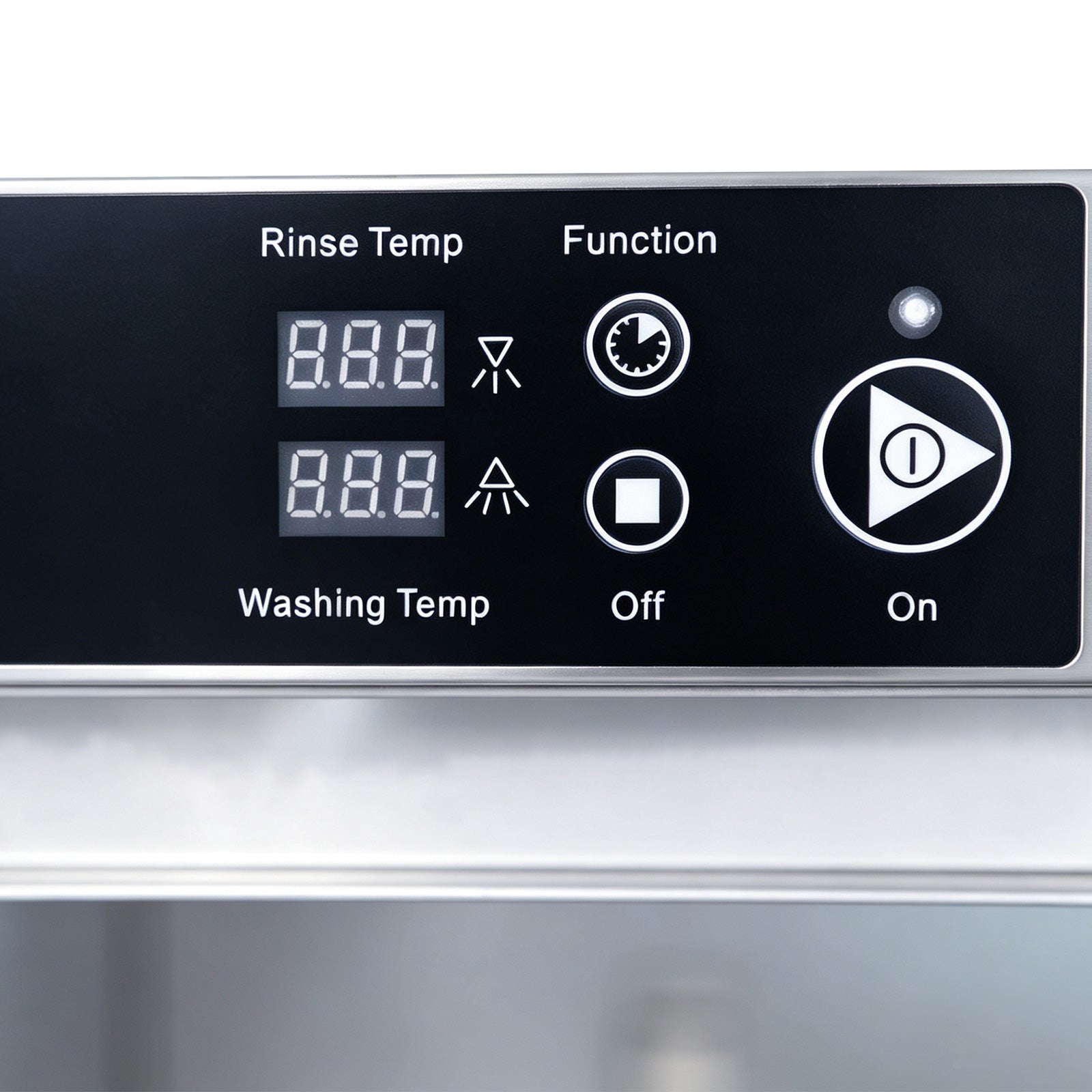 MorganGastro Commercial Undercounter Dishwasher - High Temp Sanitizing, ETL & NSF Certified, 30 Racks/Hr, Stainless Steel Dishwashing Machine with Rinse Pump - Image 7