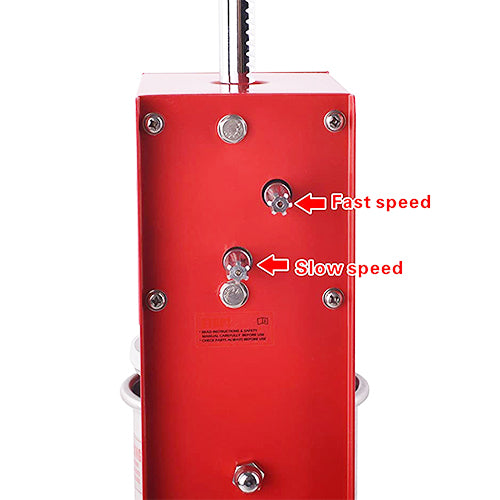 MorganGastro 15 Lb/7L 2 Speed Vertical Spray-painted Sausage Stuffer - Image 8