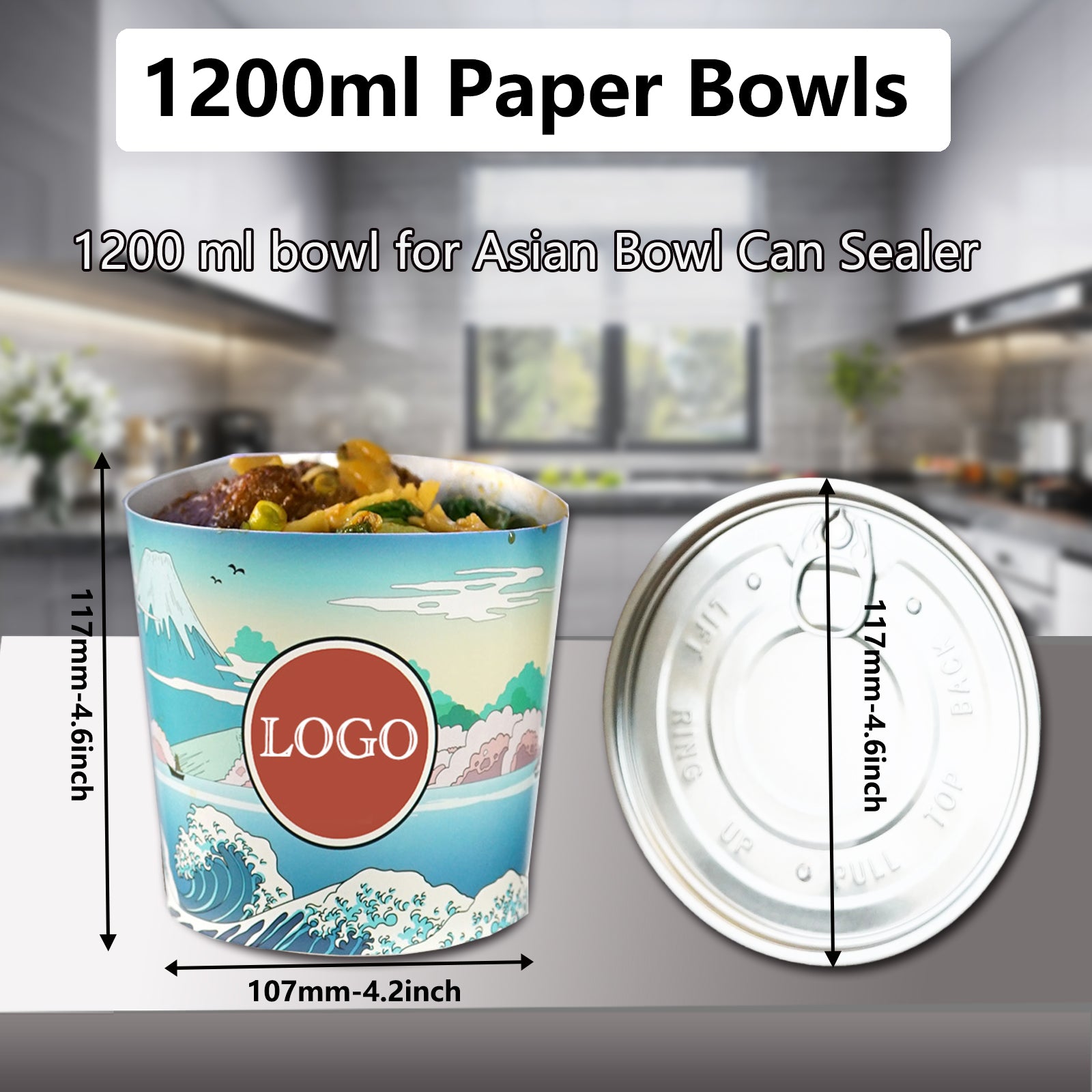 MorganGastro Fully Automatic Can Sealing Machine, Cup Sealer with 40-100mm Caliber Height 40-190mm Seal A Variety of Lids for Milk Tea Shops, Bakeries - Image 9