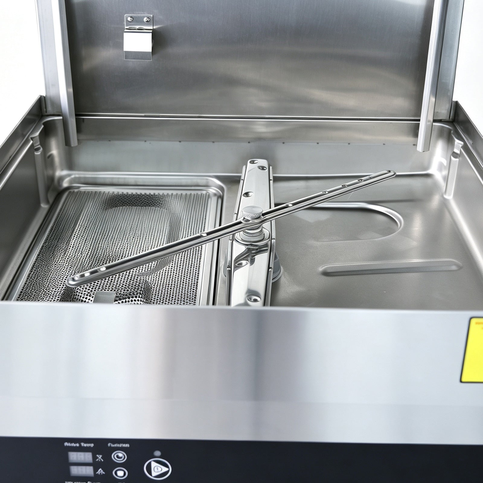 MorganGastro Commercial Hood Type Dishwasher, High Temperature Door Type Dishwashing Machine with Rinse Pump, ETL & NSF Certified, Stainless Steel - Image 7