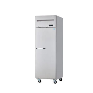 MorganGastro 1 Solid Door 23 cu. ft. Stainless Refrigerator, Top-Mount Compressor