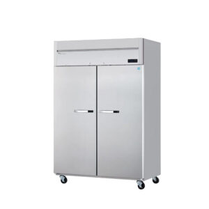 MorganGastro 2 Solid Door 49 cu. ft. Stainless Refrigerator, Top-Mount Compressor