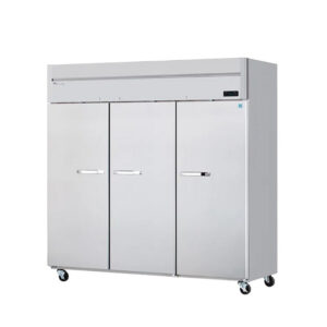 MorganGastro 3 Solid Door 72 cu. ft. Stainless Refrigerator, Top-Mount Compressor