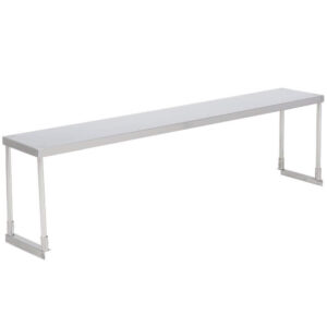 MorganGastro 14" x 72" Stainless Steel Single Deck Overshelf