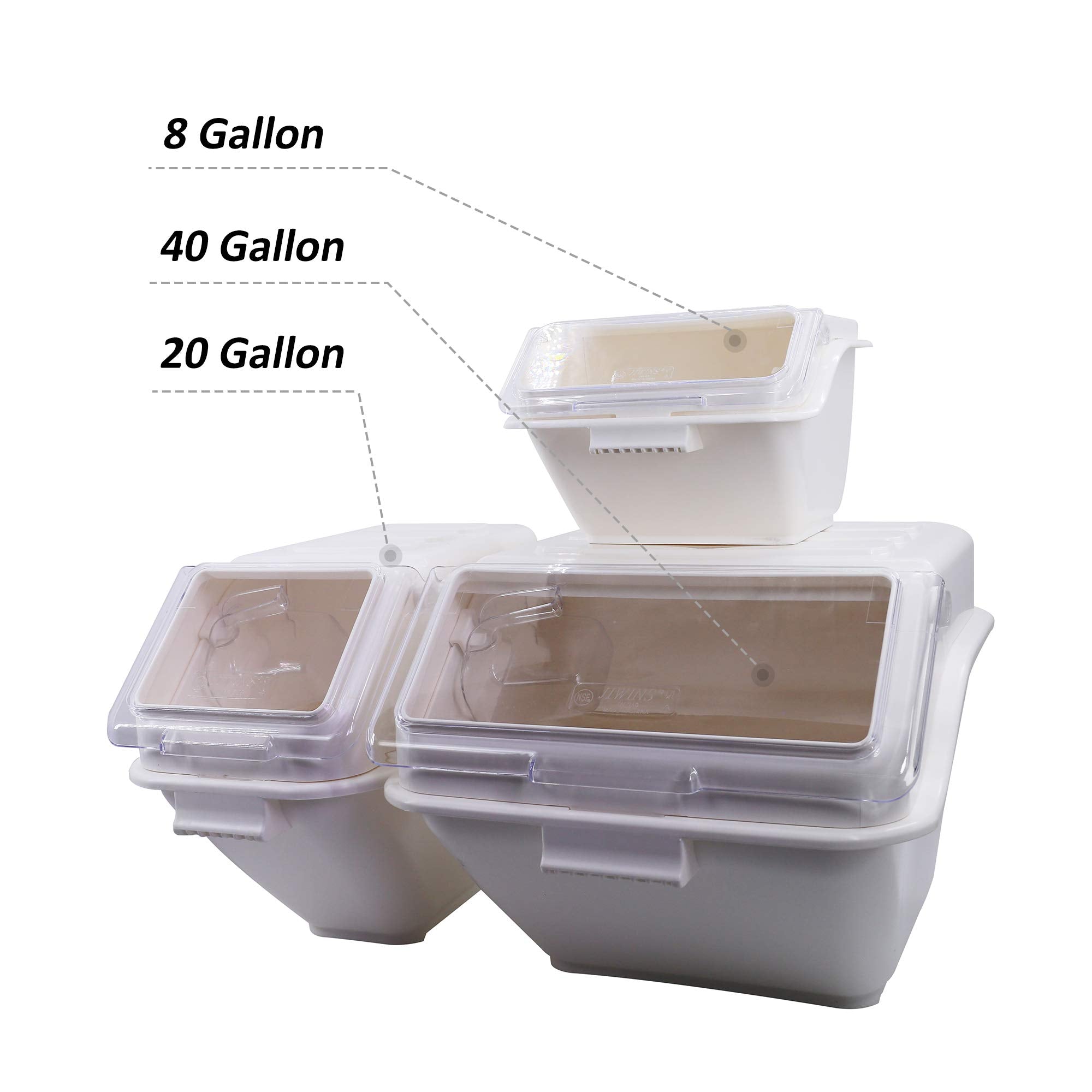 Clivia 40-Cup 2.2Gal/8Qt Commercial ProSave Shelf-Storage Food Ingredient Bin - Image 5