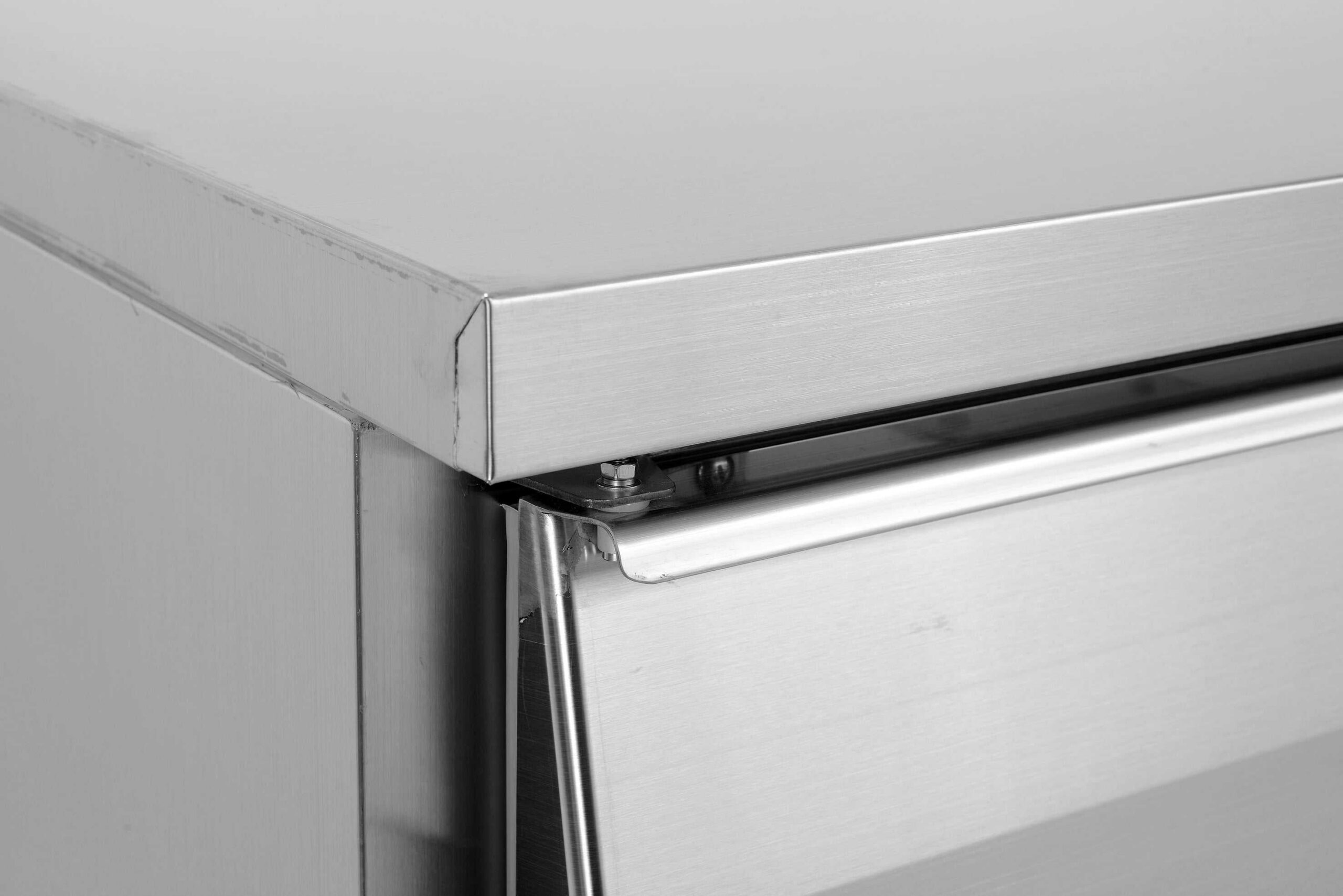 Carina Refrigerated Salad Workbench Stainless Steel Pizza and Salad Preparation Counter Commercial Display Case (PS900) - Image 4