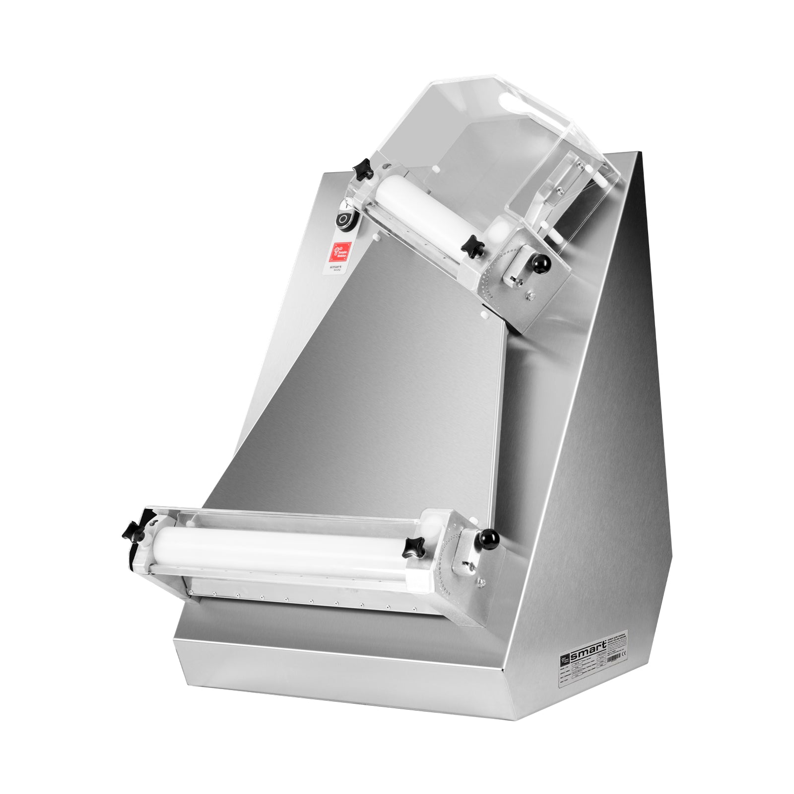 Caterway Commercial 12" Double Pass Dough Sheeter 370W, 2" Rollers, 1200 Pieces/Hour