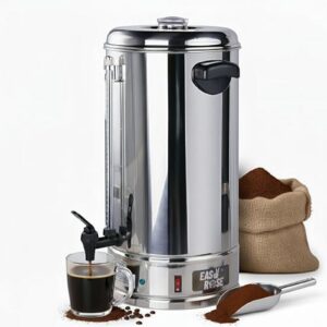 EasyRose 100 Cup Commercial Coffee Urn, Stainless Steel Coffee Percolator with Keep Warm
