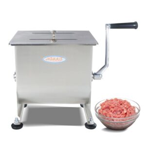 MorganGastro 15lb/7.5L Capacity Tank Commercial Manual Meat Mixer Sausage Mixing Machine