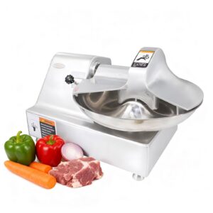 MorganGastro 10L Commercial Meat Bowl Cutter Mixer & Buffalo Chopper Food Processor, 750W