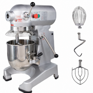 MorganGastro 10Qt Commercial Planetary Stand Mixer, 500W 3-Speed Food Mixer with Attachment Hub, Dough Hook, Flat Beater & Wire Whisk, ETL Certified