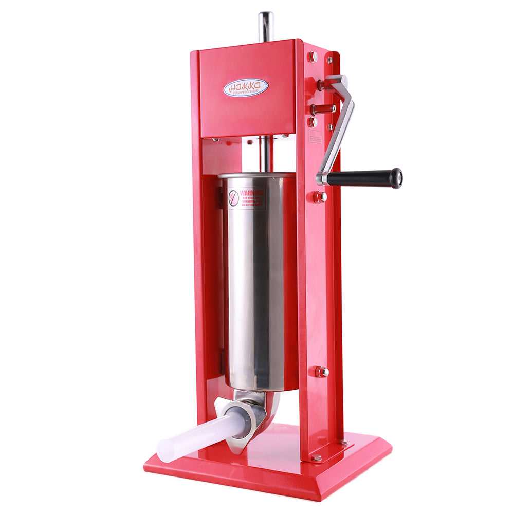 MorganGastro 11 Lb/5 L Spray-painted Vertical Sausage Stuffer - Image 7