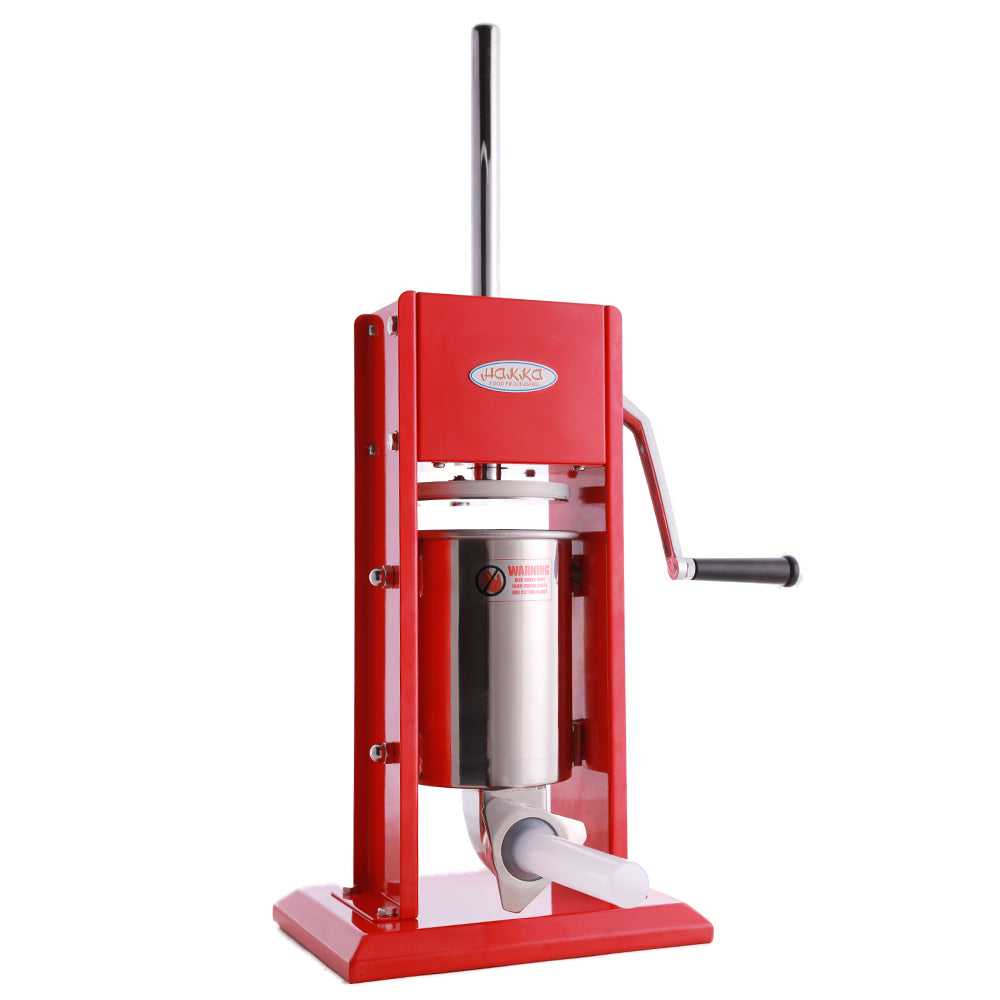 MorganGastro Sausage Stuffer 7 Lb/3 L Two Fill Rate Spray-painted Steel Vertical 7 Lb Sausage Maker(cv-3)(Official Refurbishment) - Image 2