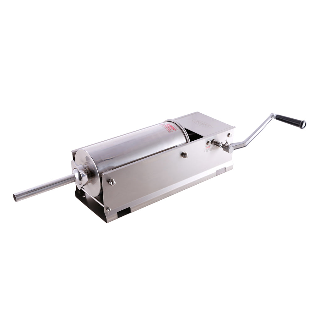 MorganGastro 11 Lbs(5liter) Sausage Stuffer 2 Speed Stainless Steel Horizontal Sausage Filler(Official Refurbishment) - Image 2