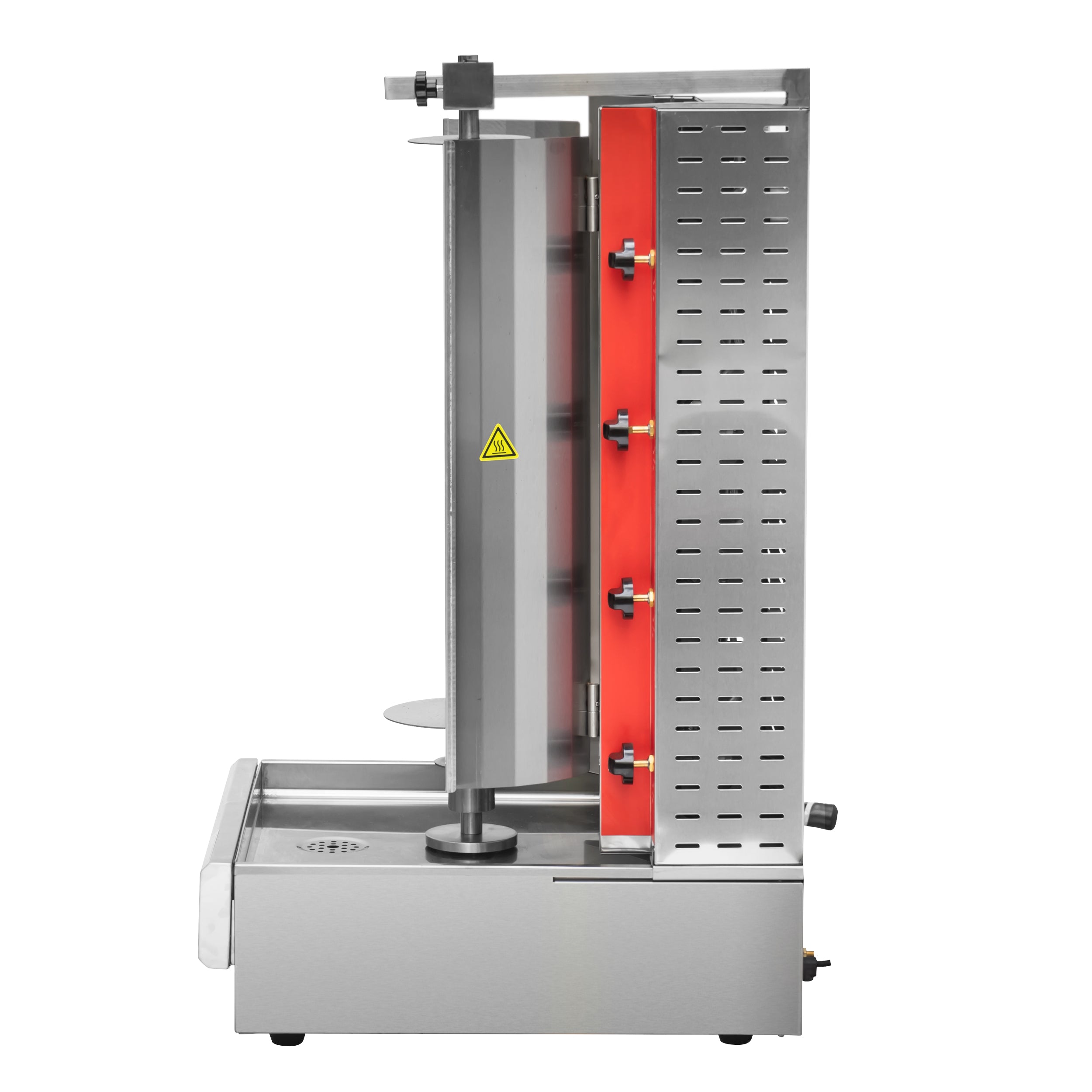MorganGastro 28"H Gas Kebab Doner Machine Vertical Broiler with 4 Burners - Image 6