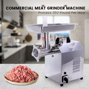 MorganGastro Meat Mincer Commercial Stainless Steel Electric Meat Grinders (TC12)(Official Refurbishment)