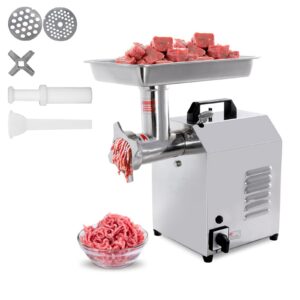 MorganGastro Electric Meat Grinder, 300W, 176 lbs/h Stainless Steel Food Mincer