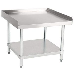 MorganGastro 24"x36" Commercial Stainless Steel Equipment Stand with Undershelf, NSF Certified