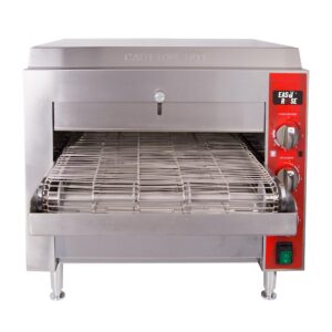 EasyRose 10.5" Commercial Countertop Conveyor Pizza Oven, 208V 2800W Stainless Steel Countertop Toaster for Pizza, Sandwiches & Flatbreads