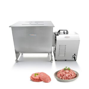 MorganGastro 30L/60 lbs Commercial Electric Meat Mixer with Motor, Stainless Steel Mixing Machine
