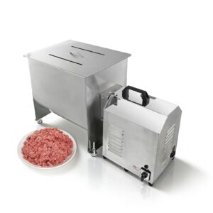 MorganGastro 37.5L/85 lbs Commercial Electric Meat Mixer with High-Power Motor, Stainless Steel Mixing Machine