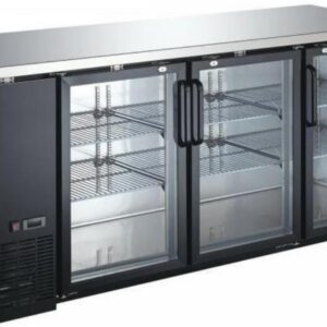 Carina 556L 24” Depth Glass Door Back Bar Cooler, Refrigerator Temp: 0.5 ~ 5 ℃