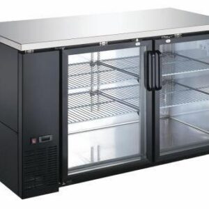 Carina 546L 27” Depth Glass Door Back Bar Cooler, Refrigerator Temp: 0.5 ~ 5 ℃