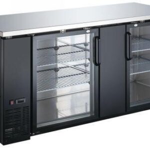 Carina 666L 27” Depth Glass Door Back Bar Cooler, Refrigerator Temp: 0.5 ~ 5 ℃