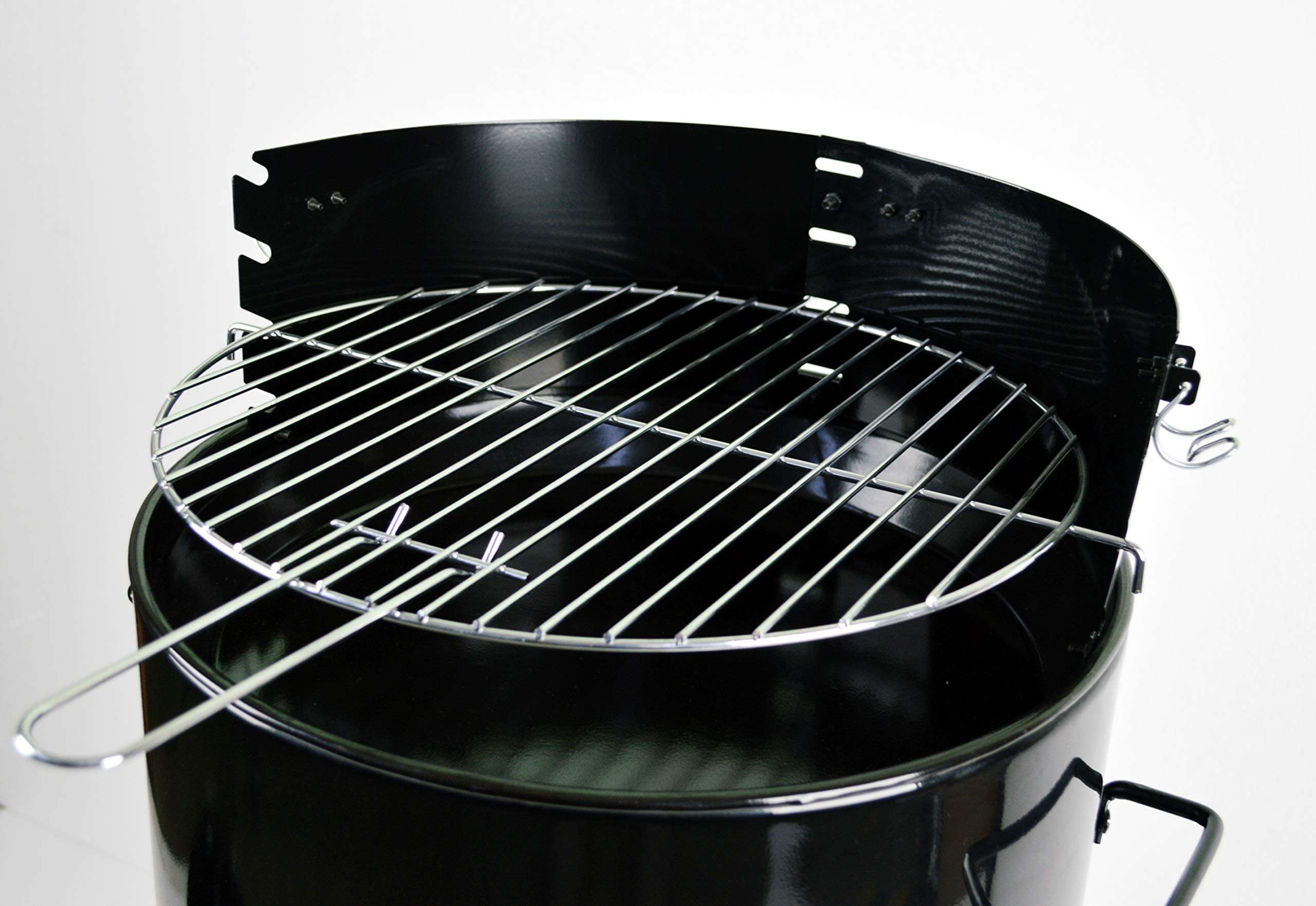 MorganGastro 16-Inch Multi-Function Barbecue and Charcoal Smoker Grill - Image 4